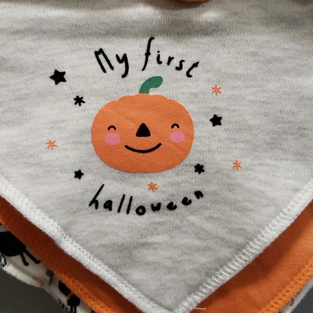 Modern Baby NWT 6-piece Halloween Headbands and Bibs Set